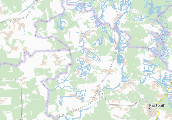 Malyi Stydyn Map