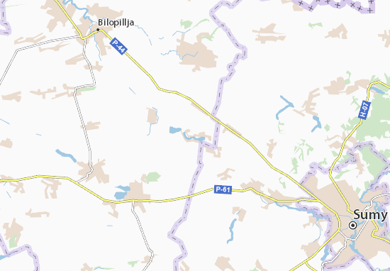 Kaart Plattegrond Korshachyna