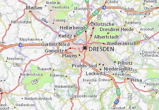 Plauen Map