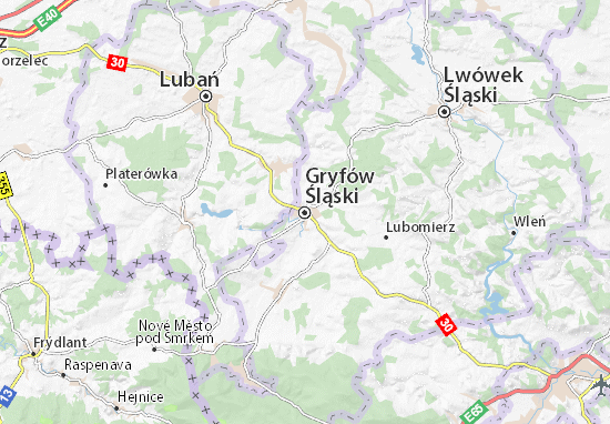 Gryfów Śląski Map
