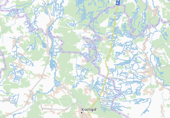 Karte Stadtplan Pen&#x27;kiv