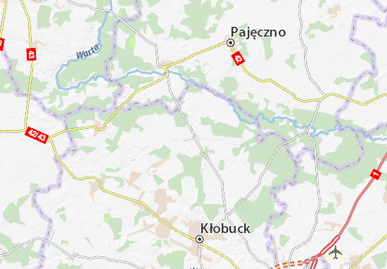 Karte Stadtplan Popów