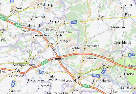 Mapa Heusden