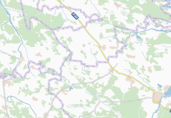 Karte Stadtplan Zalyshany