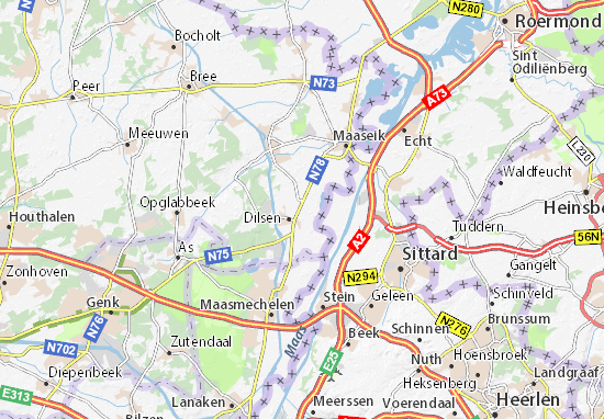 Karte Stadtplan Ommerstein