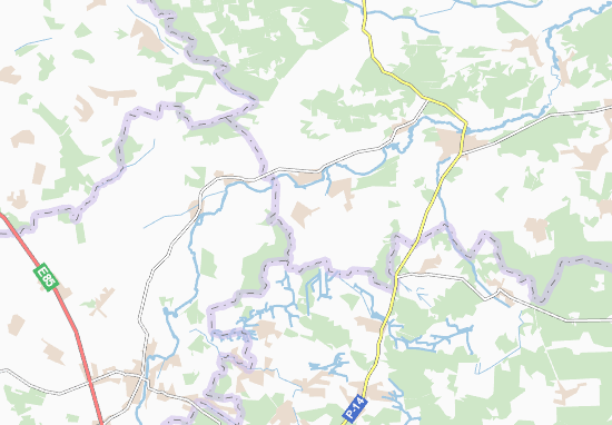Karte Stadtplan Chetvertnya