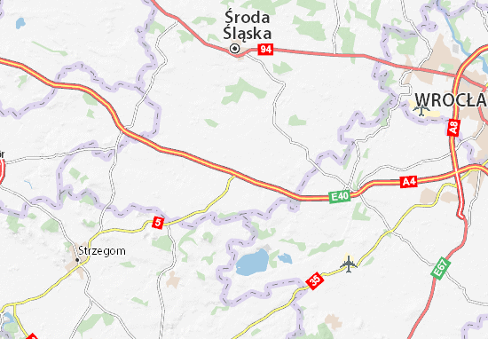 Karte Stadtplan Kostomłoty