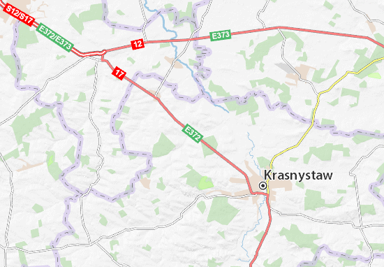 Karte Stadtplan Łopiennik Górny