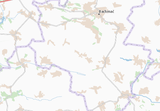Mapa Zelenivka