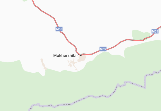 Mapa Mukhorshibir&#x27;