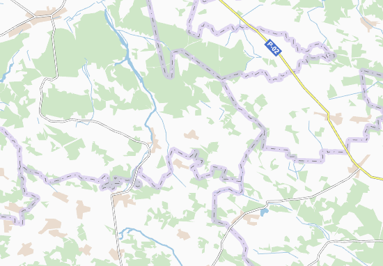 Karte Stadtplan Mezhyliska