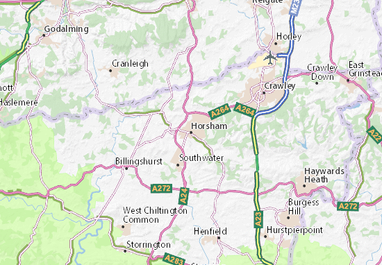 Horsham Map