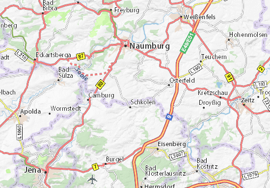 Karte Stadtplan Casekirchen