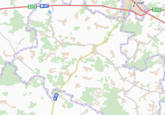 Karte Stadtplan Solovychi