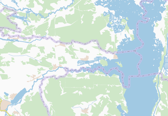 Karte Stadtplan Hornostaipil&#x27;