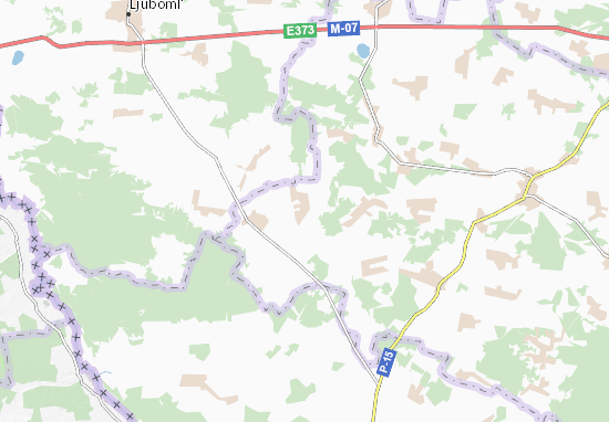 Karte Stadtplan Ovlochyn