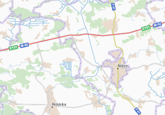 Kolisnyky Map