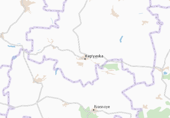 Rep&#x27;yevka Map
