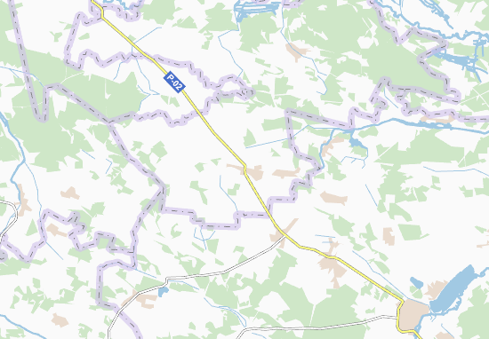 Kaart Plattegrond Krasyatychi