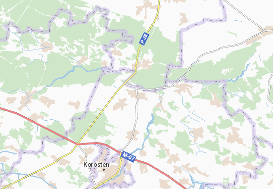 Karte Stadtplan Vas&#x27;kovychi