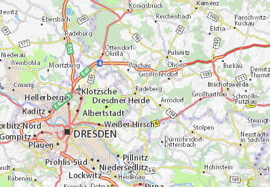 Karte Stadtplan Radeberg