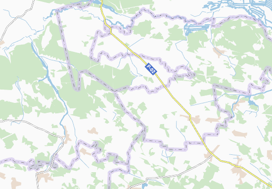 Shkneva Map