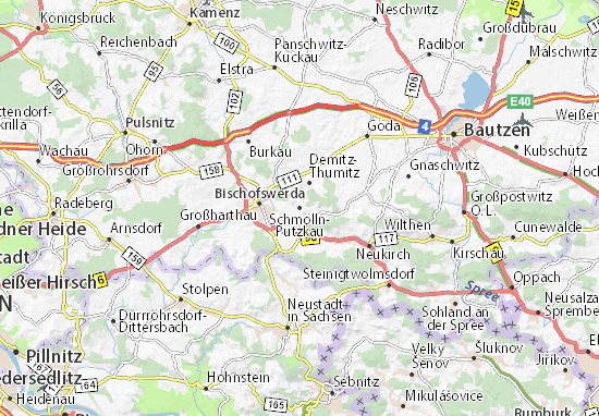 Schmölln-Putzkau Map