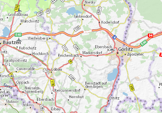 Kaart Plattegrond Reichenbach