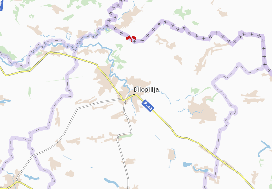 Karte Stadtplan Bilopillja