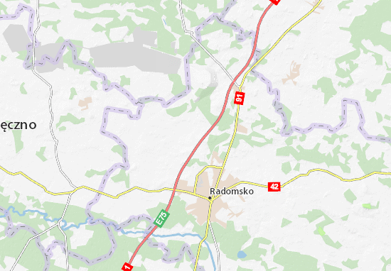 Karte Stadtplan Dobryszyce