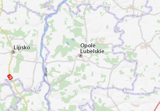 Karte Stadtplan Opole Lubelskie