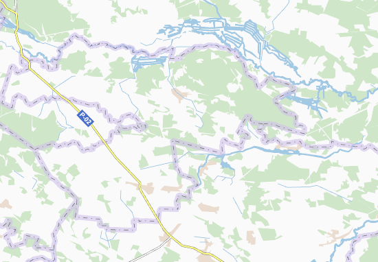 Mapa Steshchyna
