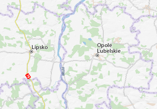 Karte Stadtplan Łaziska