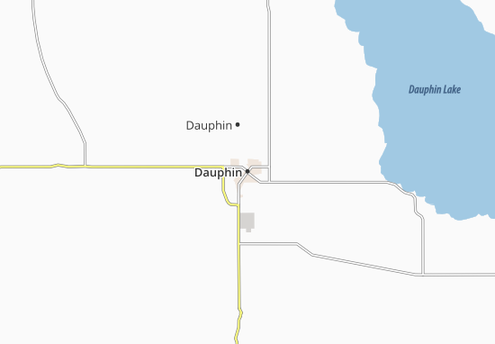 Karte Stadtplan Dauphin