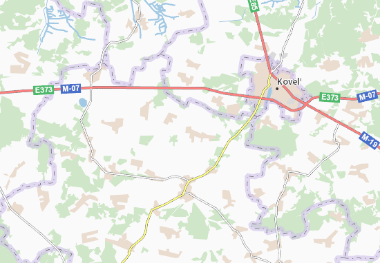 Karte Stadtplan Ruzhyn
