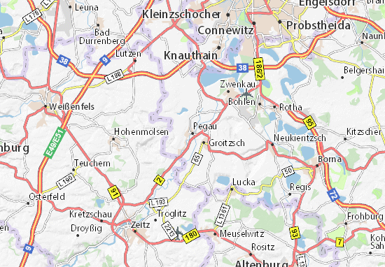 Karte Stadtplan Pegau