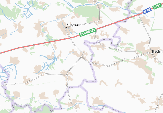 Velyka Zahorivka Map