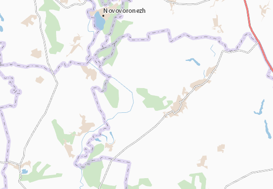 Mapa Staraya Khvorostan&#x27;