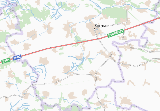 Mala Zahorivka Map