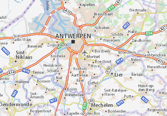 Karte Stadtplan Luithagen