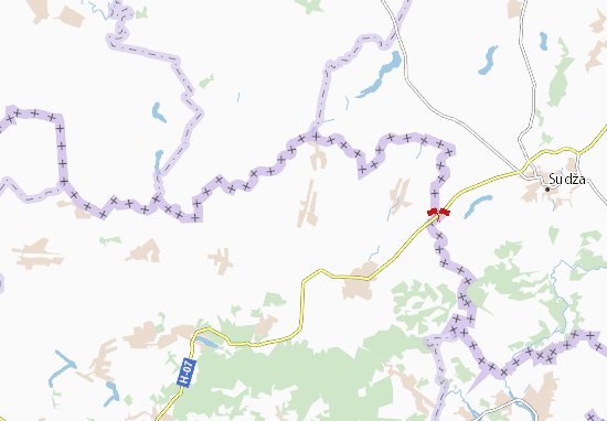 Mapa Bilovody