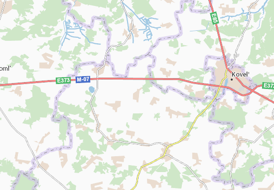 Karte Stadtplan Mylyanovychi