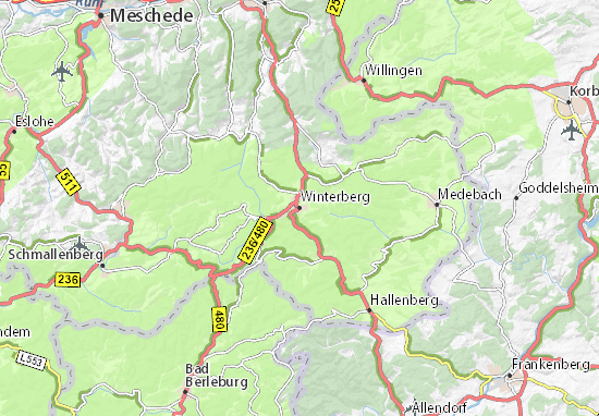 Winterberg Map