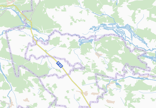 Kaart Plattegrond Maksymovychi