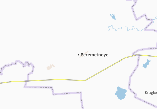 Kaart Plattegrond Peremetnoye