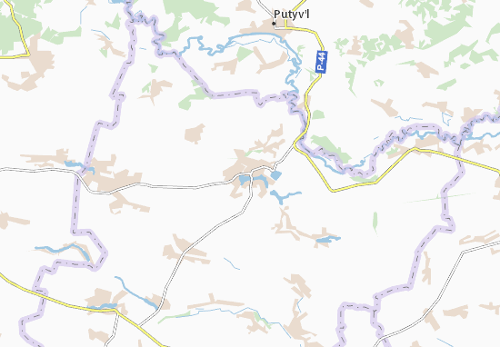 Karte Stadtplan Buryn&#x27;