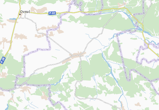 Karte Stadtplan Narodychi
