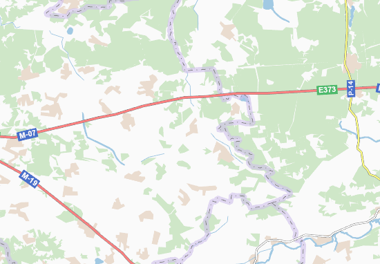 Karte Stadtplan Sytovychi