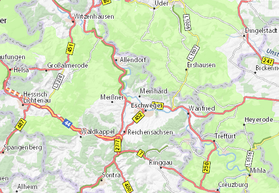 Karte Stadtplan Meinhard