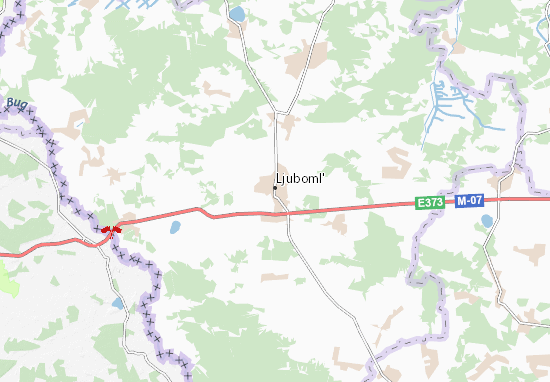 Karte Stadtplan Ljuboml&#x27;